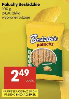 Paluszki beskidzkie promocja w Delikatesy Centrum