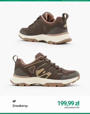 Sneakersy 4F promocja w Deichmann