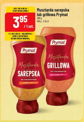 Musztarda sarepska Prymat promocja w POLOmarket