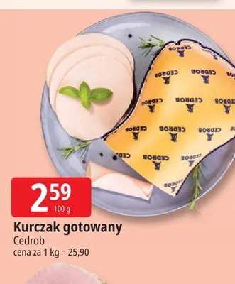 Kurczak gotowany Cedrob promocja w Leclerc