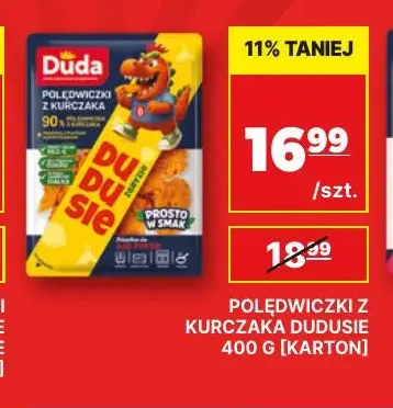 Polędwiczki z kurczaka Dudusie Duda promocja w API Market