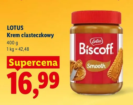 Krem ciasteczkowy 400 g promocja w Lidl