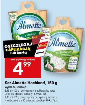Ser Almette Hochland wybrane rodzaje promocja w Twój Market