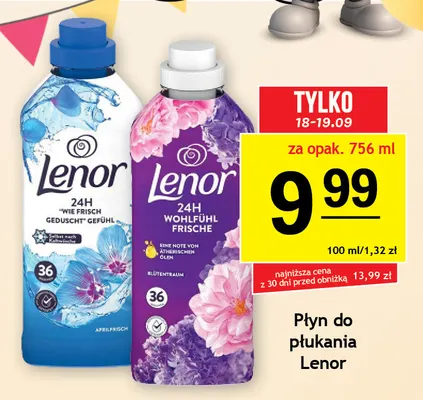 Płyn do płukania Lenor Blütentraum promocja w Gram Market