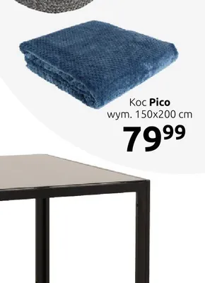 Koc Pico 150x200cm promocja w Black Red White