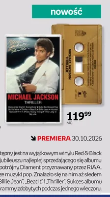 Kaseta magnetofonowa Michael Jackson Thriller MC promocja w Empik