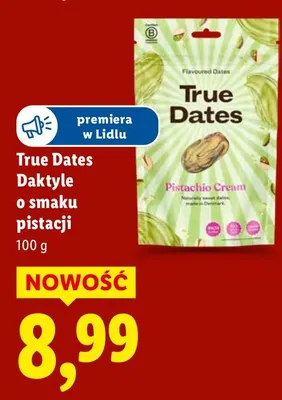 Daktyle o smaku pistacji promocja w Lidl