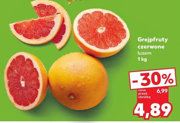 Grejpfruty czerwone luzem promocja w Kaufland