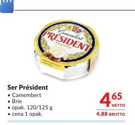 Ser Camembert Président promocja w Makro