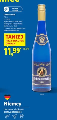 Wino białe promocja w Lidl