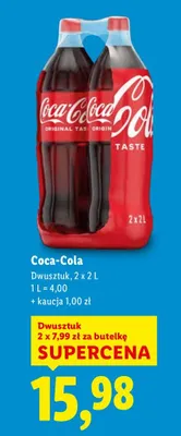 Napój gazowany Original Taste 2x2 l promocja w Lidl