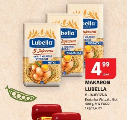 Makaron Lubella 5-Jajeczna Nitki promocja w Chorten