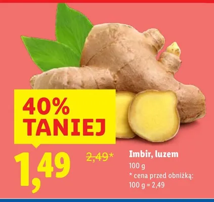 Imbir, luzem promocja w Lidl