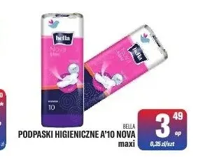 Podpaski higieniczne Nova maxi Bella promocja w Tomi Markt