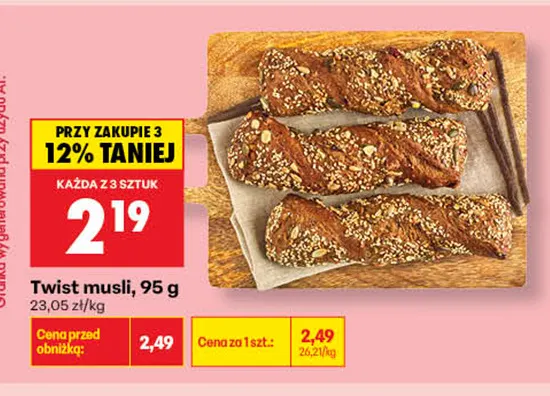 Twist musli promocja w Biedronka