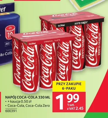 Napój gazowany Coca-Cola promocja w Selgros