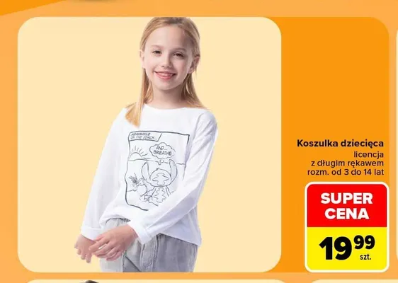 Koszulka dziecięca licencja promocja w Carrefour