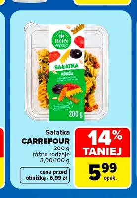 Sałatka włoska Carrefour Bon Appétit! promocja w Carrefour