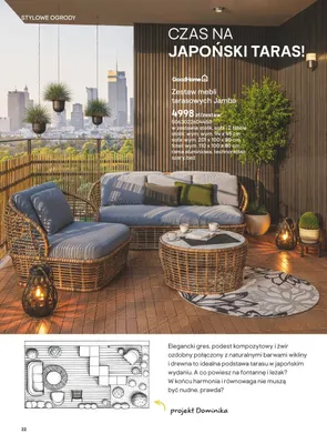Zestaw mebli tarasowych Jamba promocja w Castorama