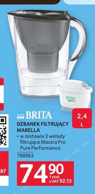Dzbanek filtrujący Brita Marella 2,4 l promocja w Selgros