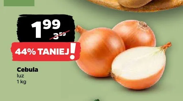 Cebula luz promocja w Netto