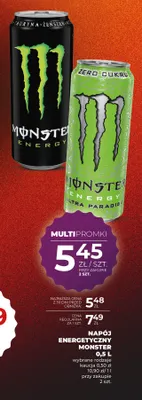Napój energetyczny Monster Energy Ultra Paradise promocja w Duży Ben