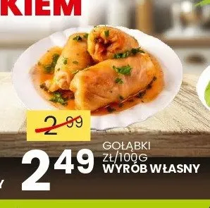 Gołąbki Wyrób Własny promocja w Wafelek