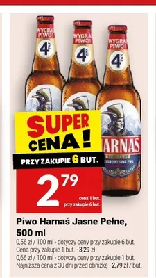 Piwo Harnaś Jasne Pełne promocja w Twój Market