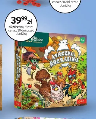 Gra planszowa Kurczaki Rozrabiaki Trefl promocja w Empik
