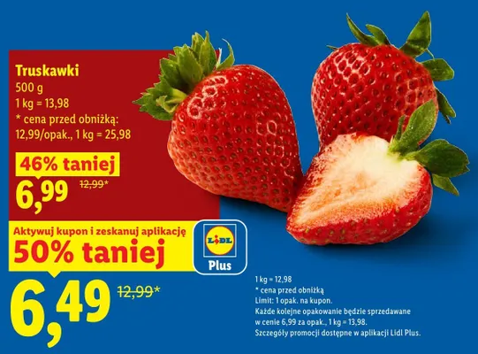 Truskawki promocja w Lidl