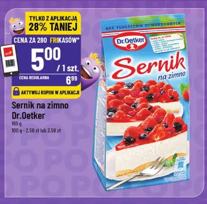 Sernik na zimno Dr.Oetker promocja w POLOmarket