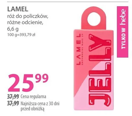 Róż do policzków LAMEL róż do policzków różne odcienie promocja w Hebe