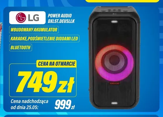 Power Audio LG DXL5T.DEUSLLK promocja w RTV EURO AGD