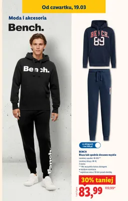 Bluza lub spodnie dresowe męskie promocja w Lidl