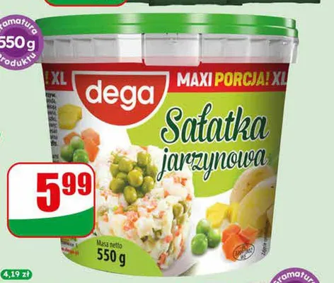 Sałatka jarzynowa Dega promocja w Dino