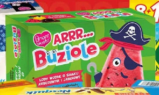 Lody wodne Buziole ARRR... Amore Gusto promocja w POLOmarket