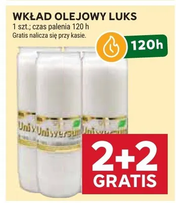 Wkład olejowy 120h promocja w Stokrotka