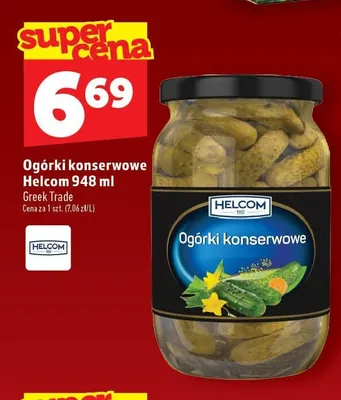 Ogórki konserwowe Helcom promocja w TOPAZ