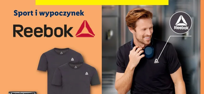 T-shirty męskie Reebok 2-pak promocja w Lidl