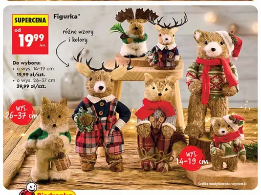 Figurka wys. 14-19 cm promocja w Biedronka