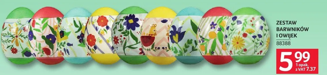 Zestaw barwników i owijaek promocja w Selgros