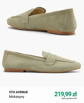 Mokasyny 5th Avenue promocja w Deichmann