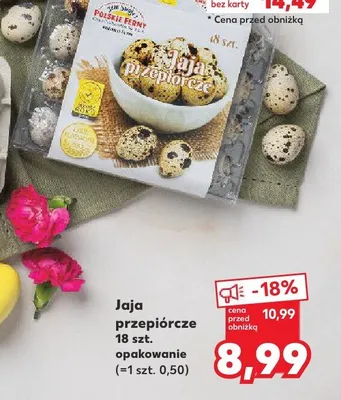 Jaja przepiórcze promocja w Kaufland