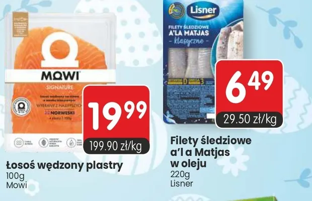 Łosoś wędzony plastry promocja w Market Point