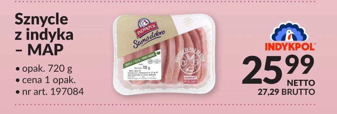 Sznycle z indyka - MAP promocja w Makro