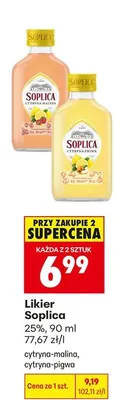 Likier Soplica cytryna-pigwa promocja w Biedronka