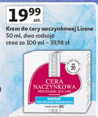 Krem do cery naczynkowej promocja w Auchan