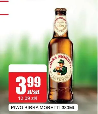 Piwo Birra Moretti promocja w Bingo