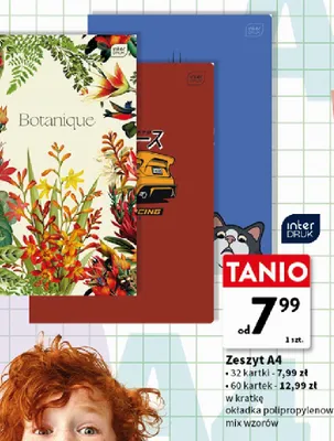 Zeszyt A4 32 kartki Interdruk promocja w Intermarche