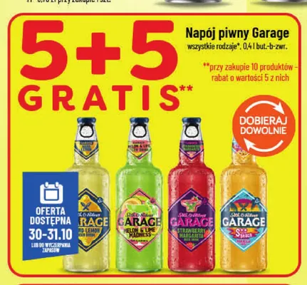 Napój piwny Garage Hard Lemon promocja w POLOmarket